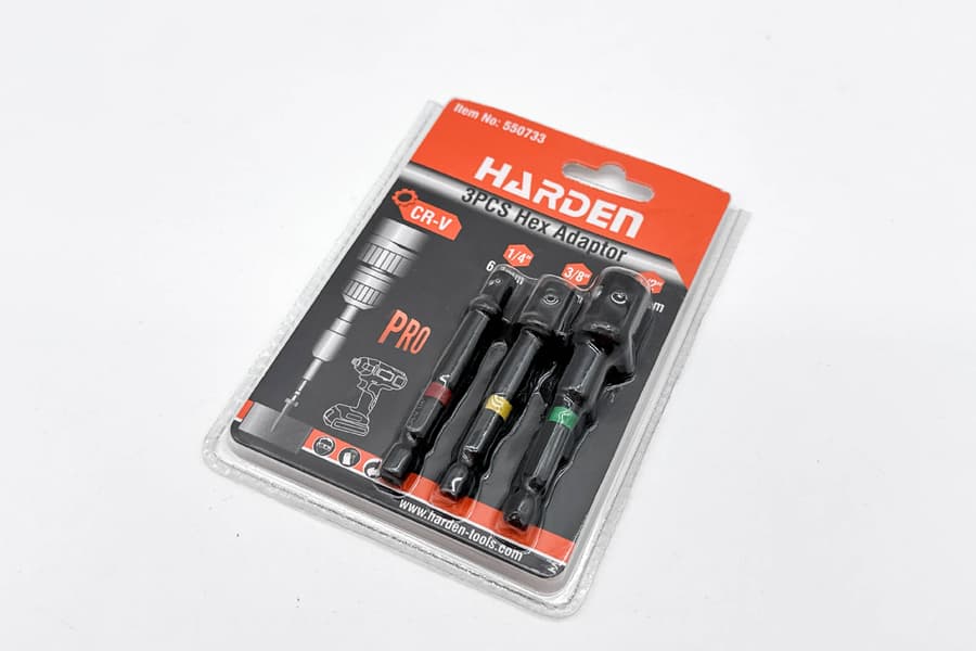 3 Sechskantadapter Harden 550733